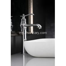 Chrome Single Lev Inlintage Basin faucet အရပ်ရှည်ရှည်